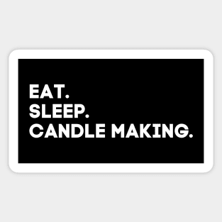 Eat Sleep Candle Making Sticker